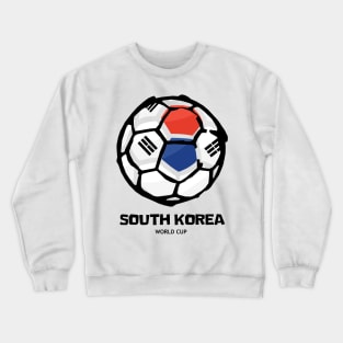 South Korea Football Country Flag Crewneck Sweatshirt